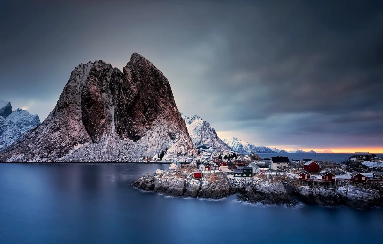 Photo wallpaper island, Norway, Lofoten