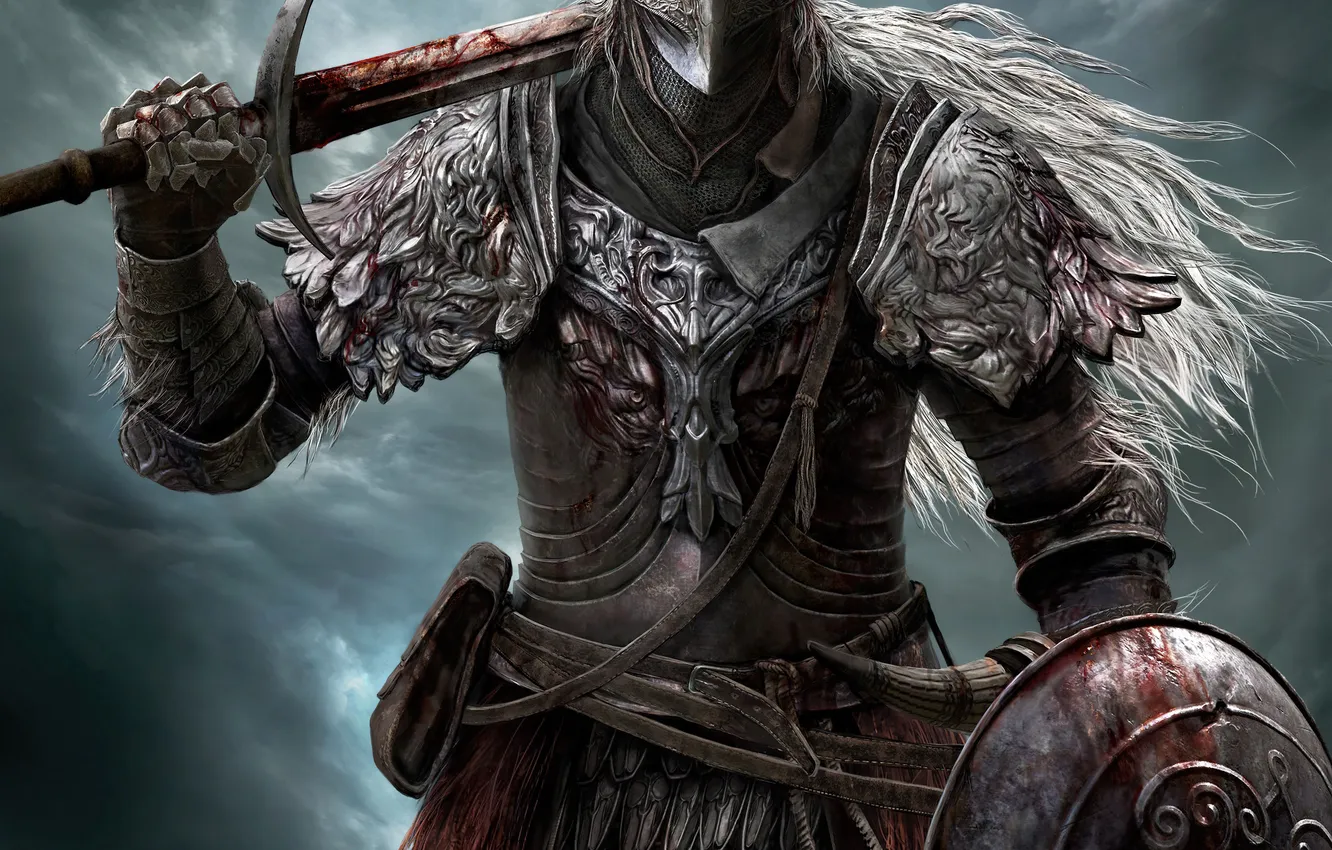 Photo wallpaper Armor, Sword, Knight, Game, Fighting game, From Software, Adventure game, Elden Ring
