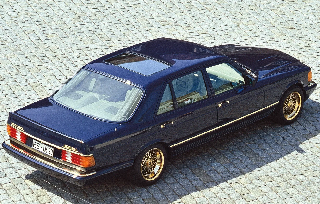 Photo wallpaper Mercedes-benz, sedan, w126, 1000SEL