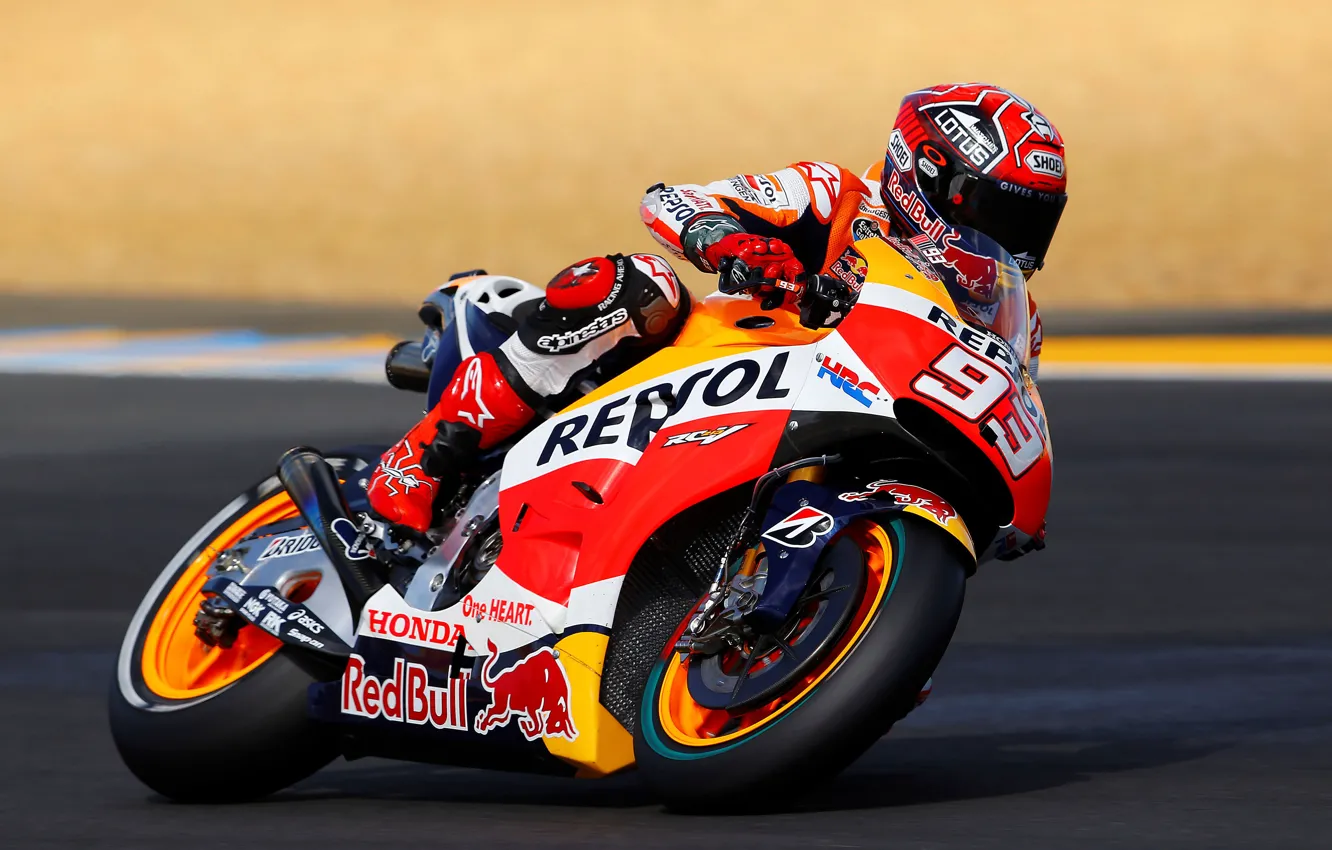 Photo wallpaper Honda, MotoGP, HRC, Marc Marcuez