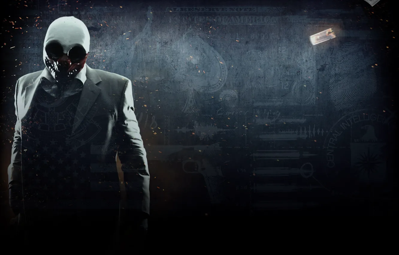 Photo wallpaper wolf, heist, Payday 2, payday