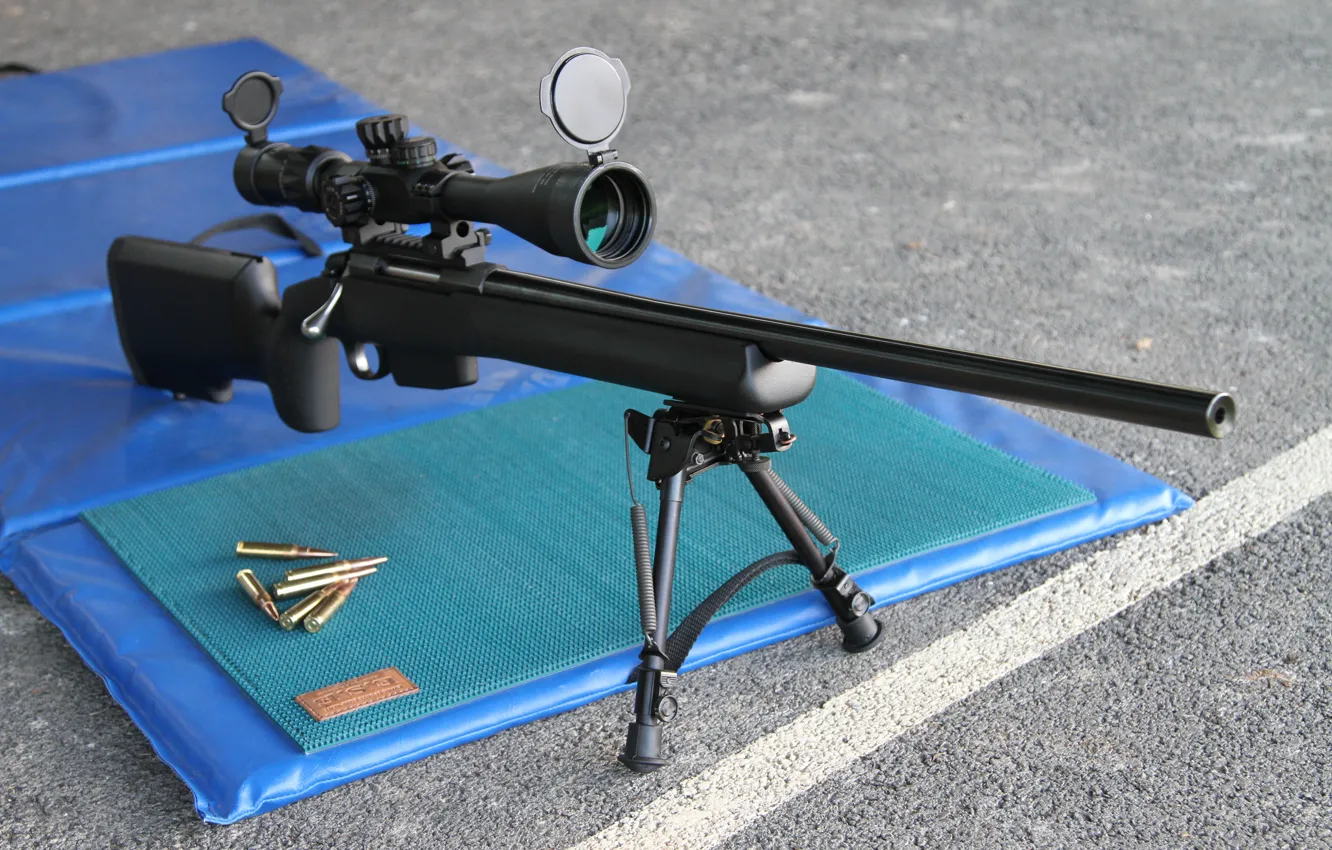 Photo wallpaper weapons, optics, bullets, rifle, sniper, Tikka T3
