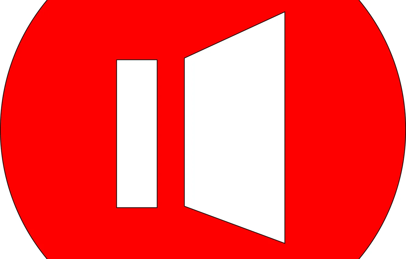 Photo wallpaper computer, music, sign, warning, icon, vector, sound, symbol