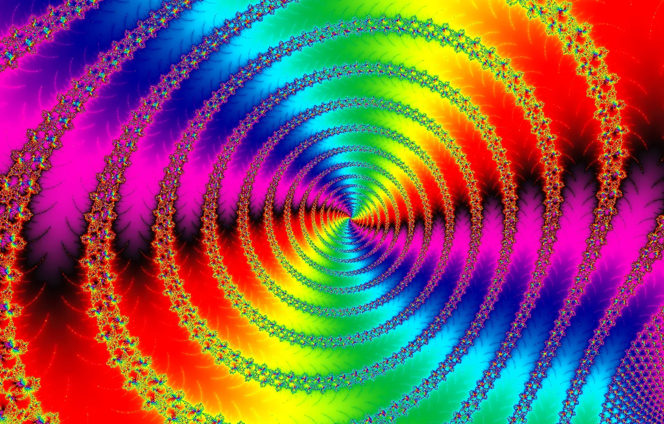 Photo wallpaper light, pattern, color, spiral, fractal