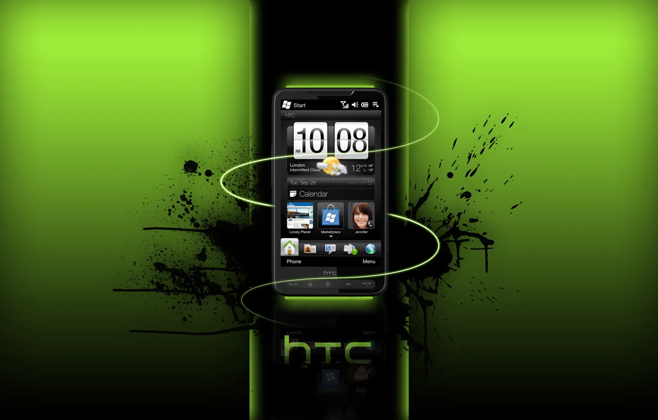 Photo wallpaper smartphone, htc, windows mobile