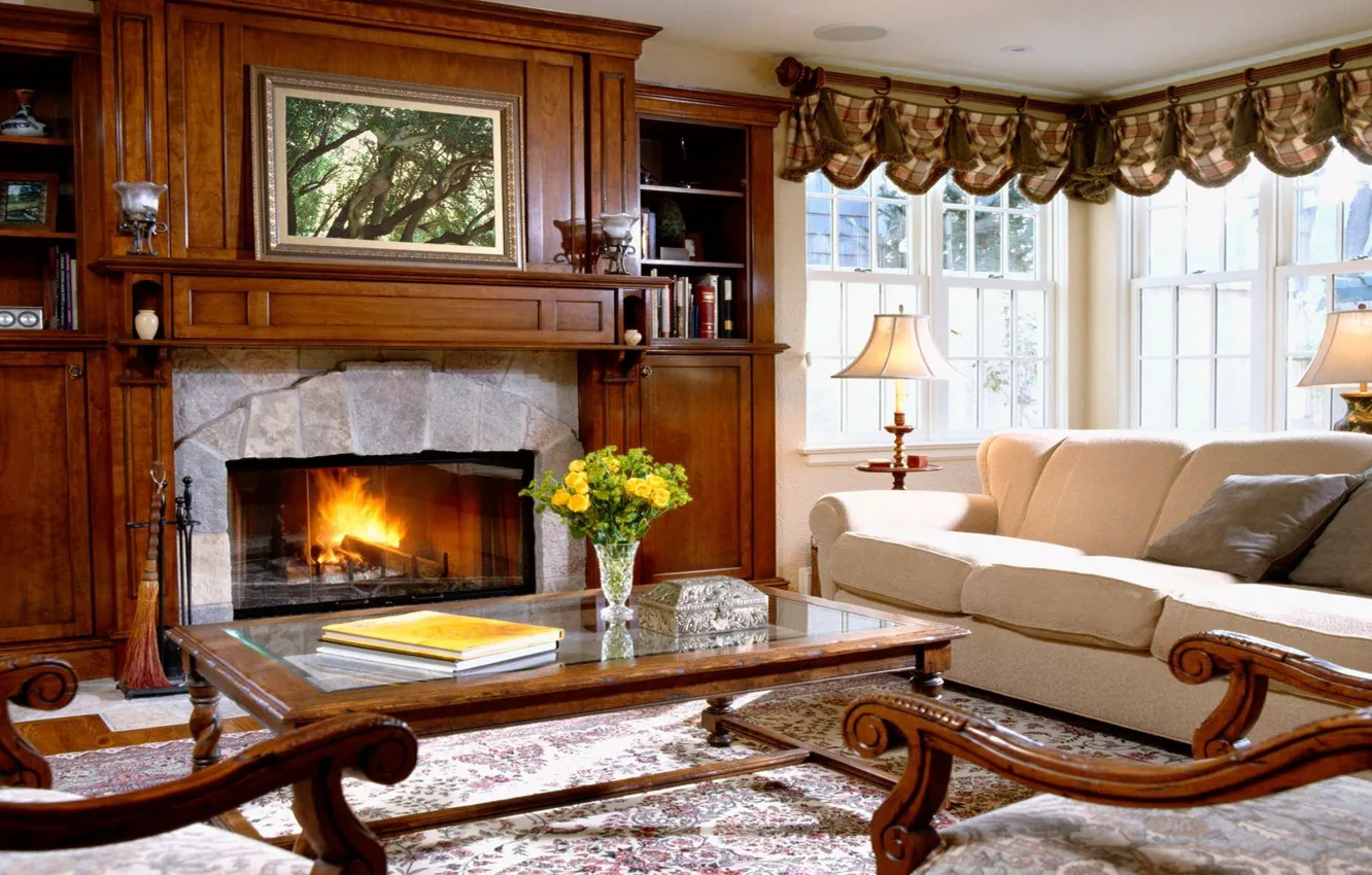 Photo wallpaper design, style, room, interior, living room