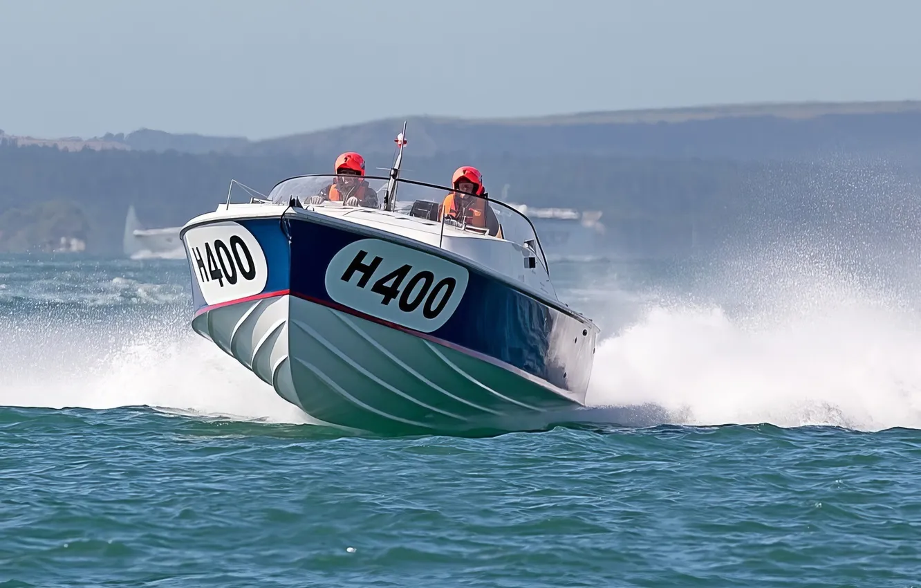 Photo wallpaper race, boat, speed
