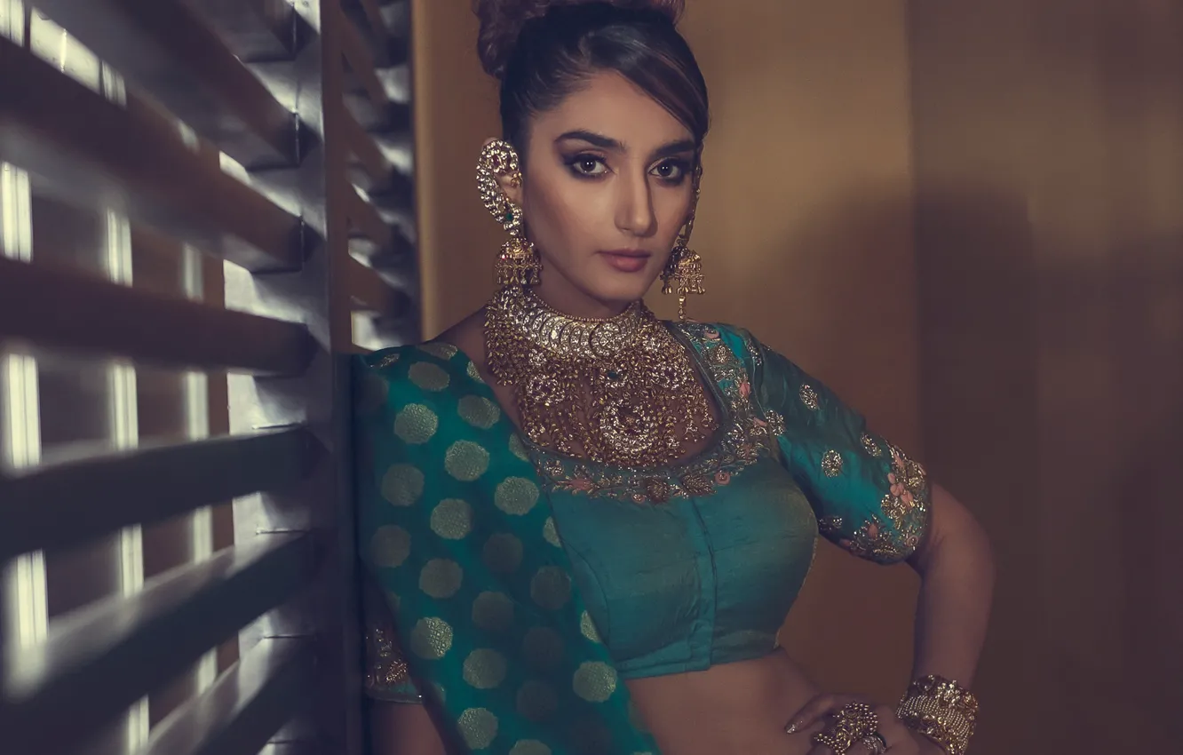 Photo wallpaper girl, hot, sexy, eyes, smile, beautiful, figure, model