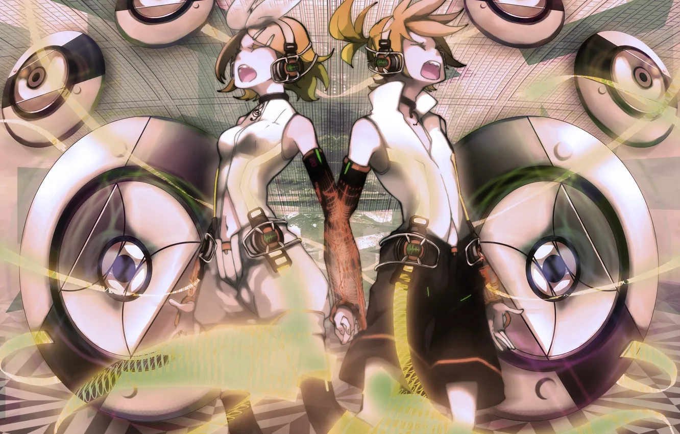 Photo wallpaper anime, boy, art, girl, vocaloid, Vocaloid, Creek, characters