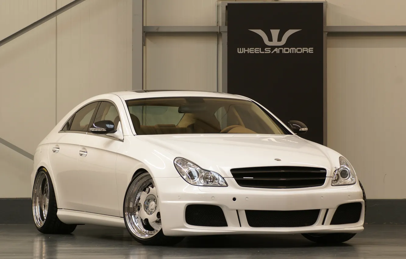 Photo wallpaper Mercedes-Benz, CLS, Design, Tuning, White Label, Wheels&ampamp;More
