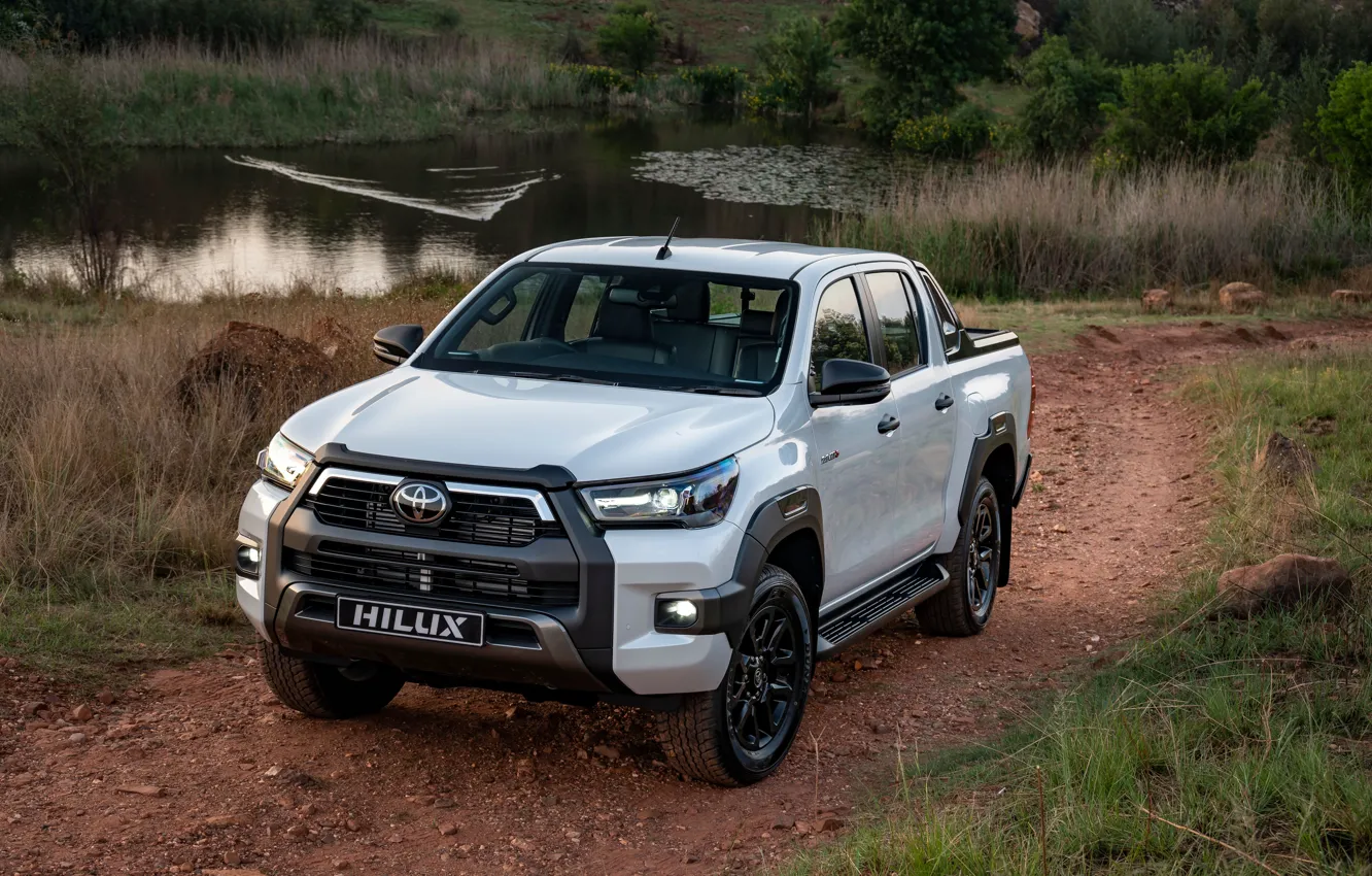 Photo wallpaper Toyota, pickup, Hilux, Toyota, Double Cab, 2021, Legend RS