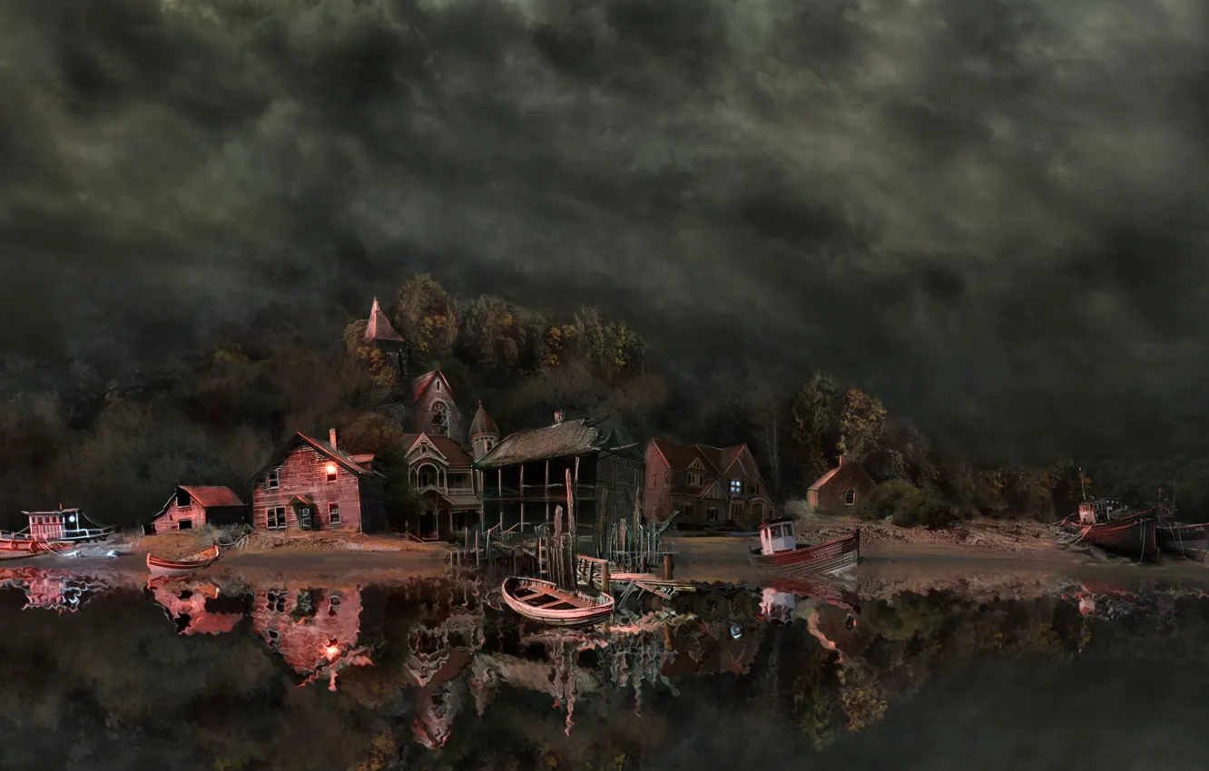 Photo wallpaper games illustration, HOPA, ticathrow headogun, panorama lazarus