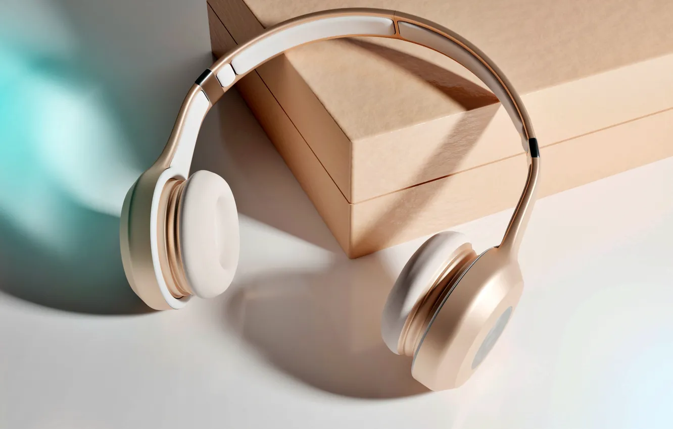 Photo wallpaper Wallpaper, headphones, picture, gadget, headphones, hi-tech, screen background