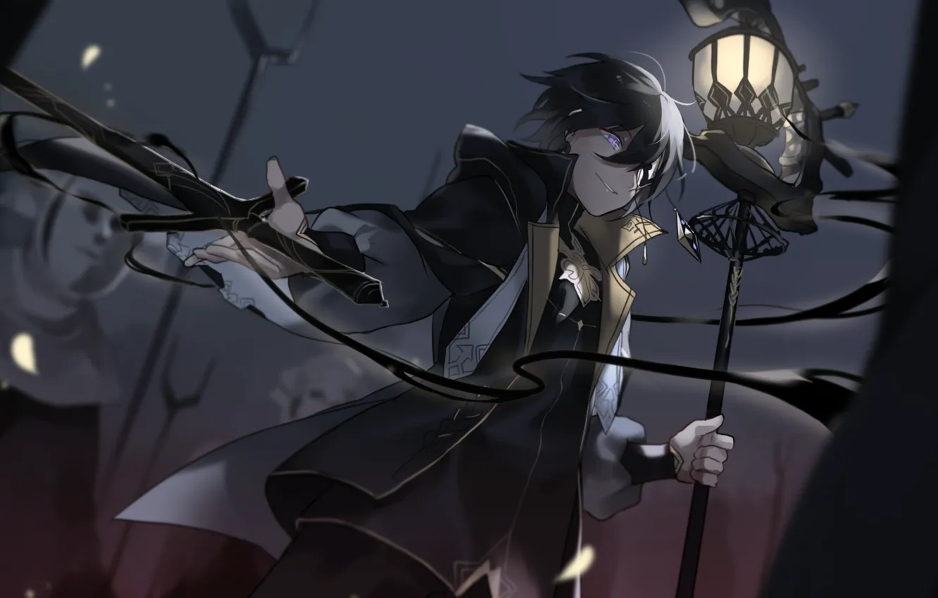 Photo wallpaper anime, art, MAG, guy, pixiv fantasia