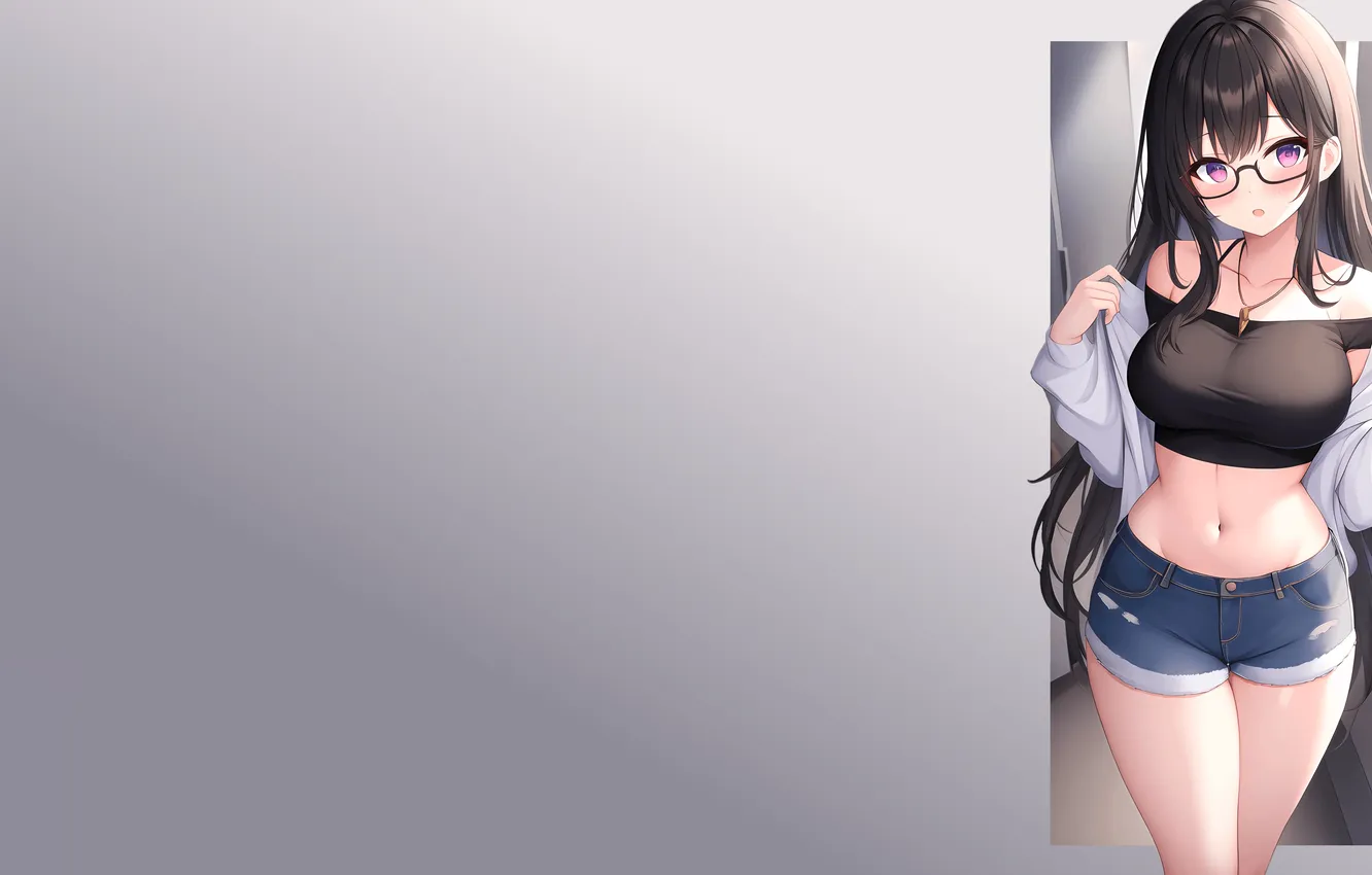 Photo wallpaper kawaii, girl, hot, sexy, boobs, anime, pretty, breasts