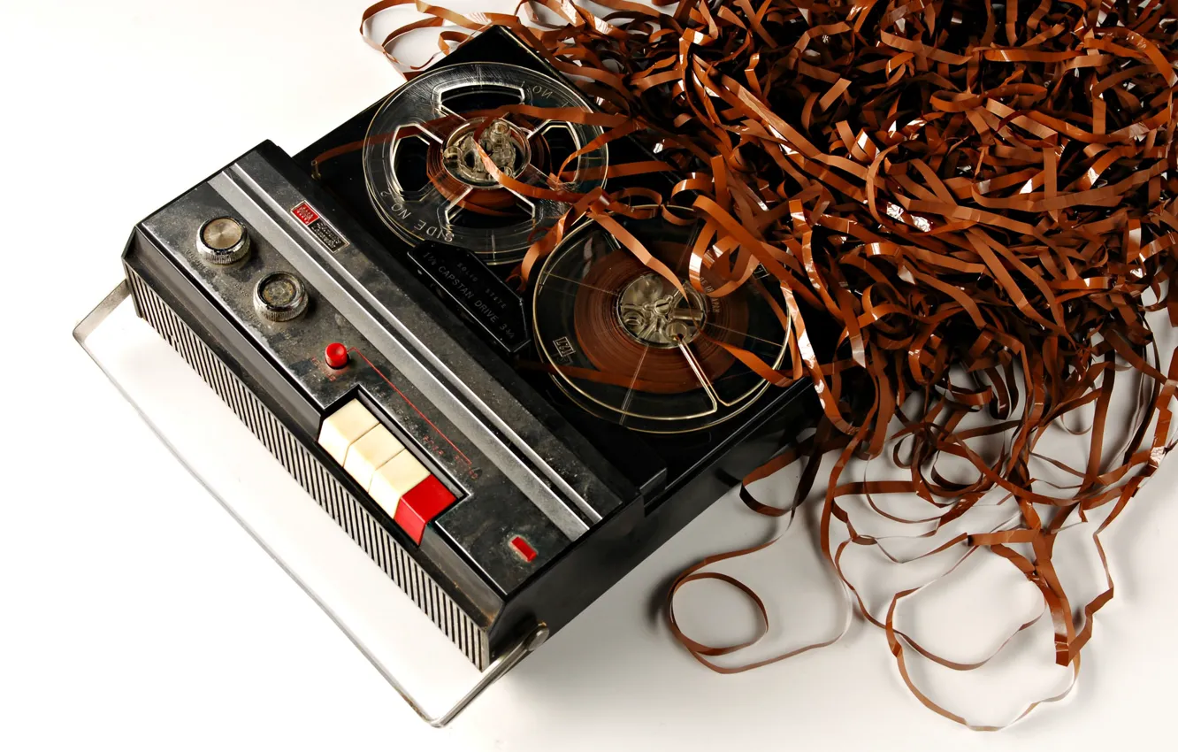 Photo wallpaper film, records, tape