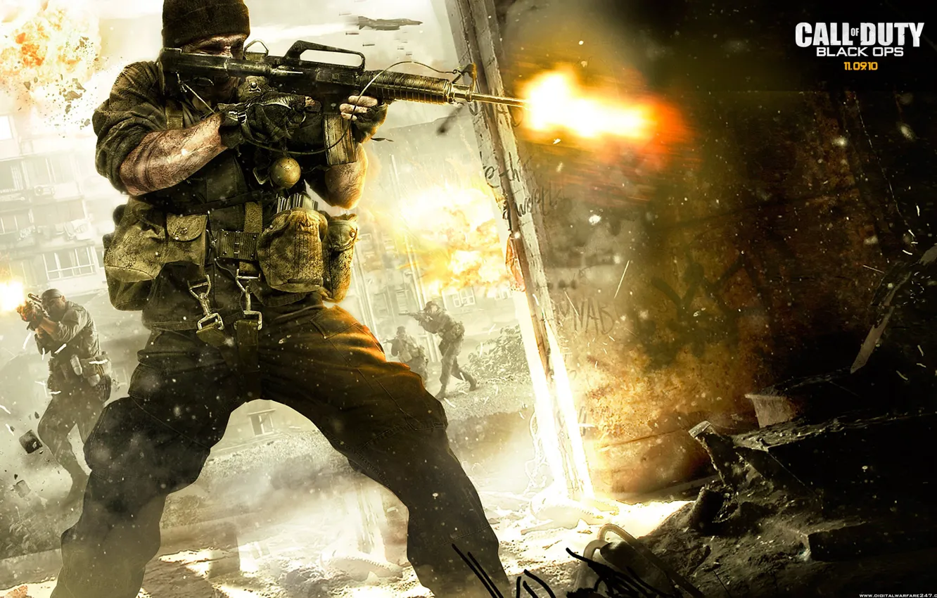 Photo wallpaper game, call of duty, awesome, black ops