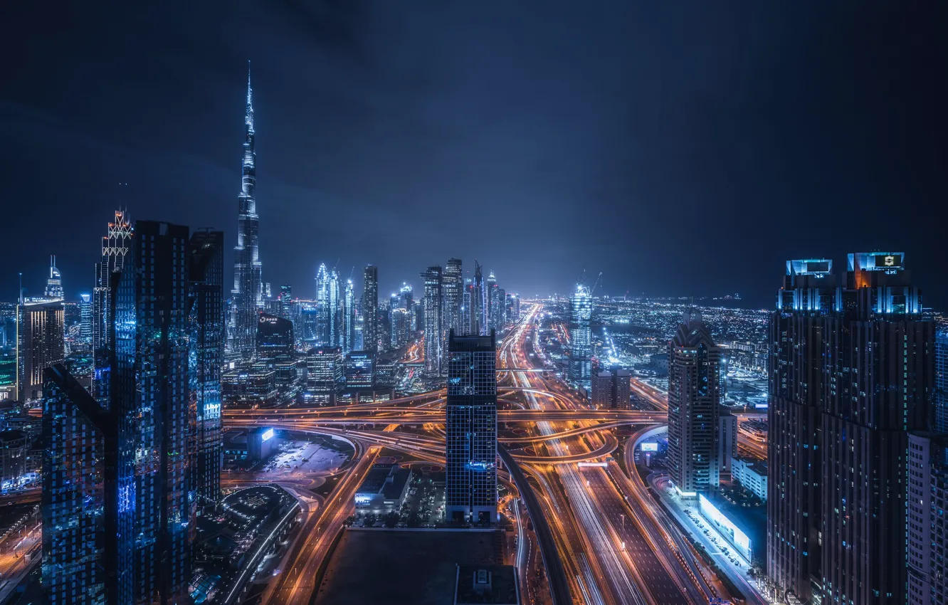 Photo wallpaper Dubai, United Arab Emirates, Dubai International Financial Centre