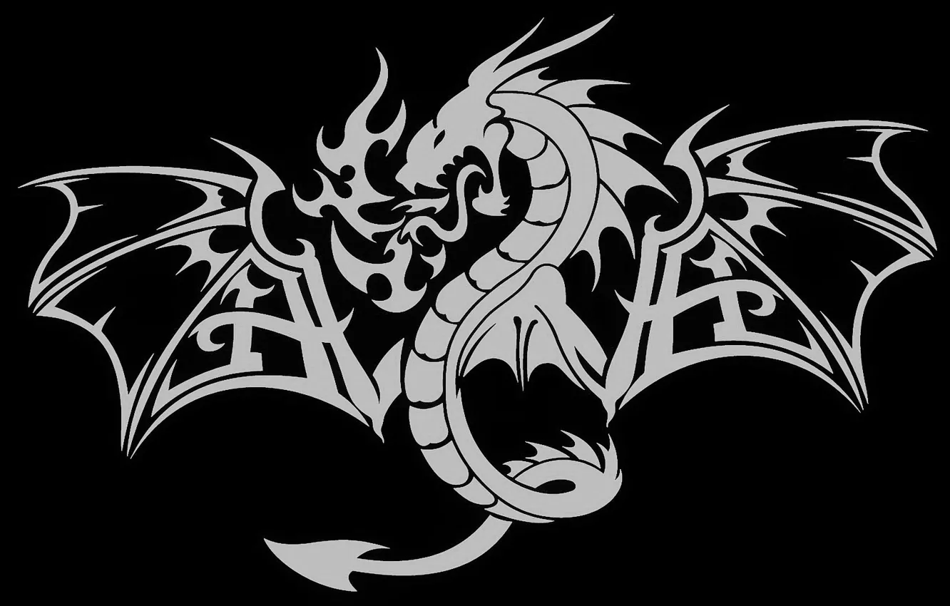 Photo wallpaper background, figure, dragon