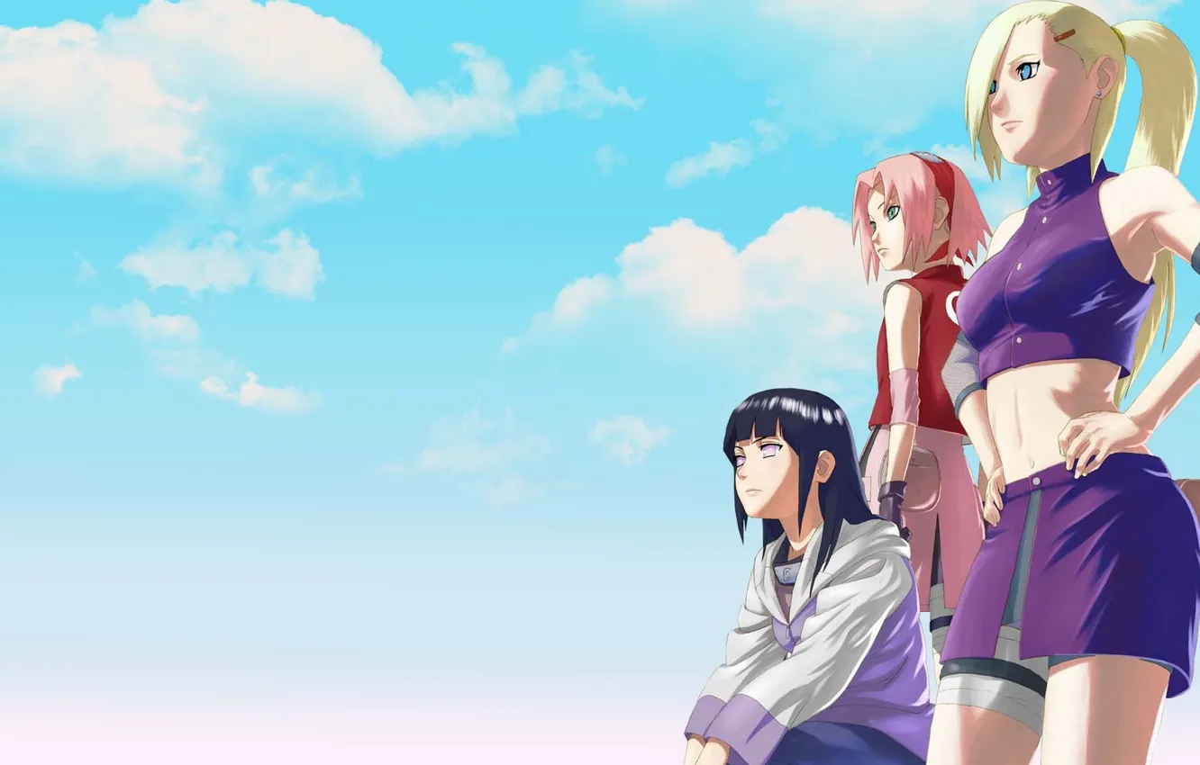 Photo wallpaper Sakura, Naruto Shippuden, Naruto: shippuuden, Ino, Hinata