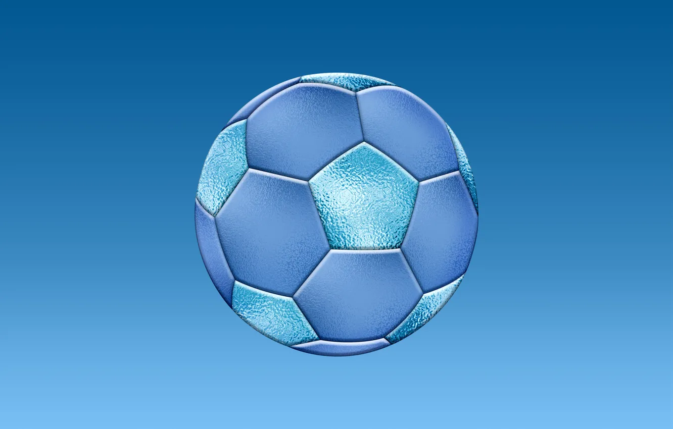 Photo wallpaper game, football, sport, the ball, blue, sports games, soccer, blue texture