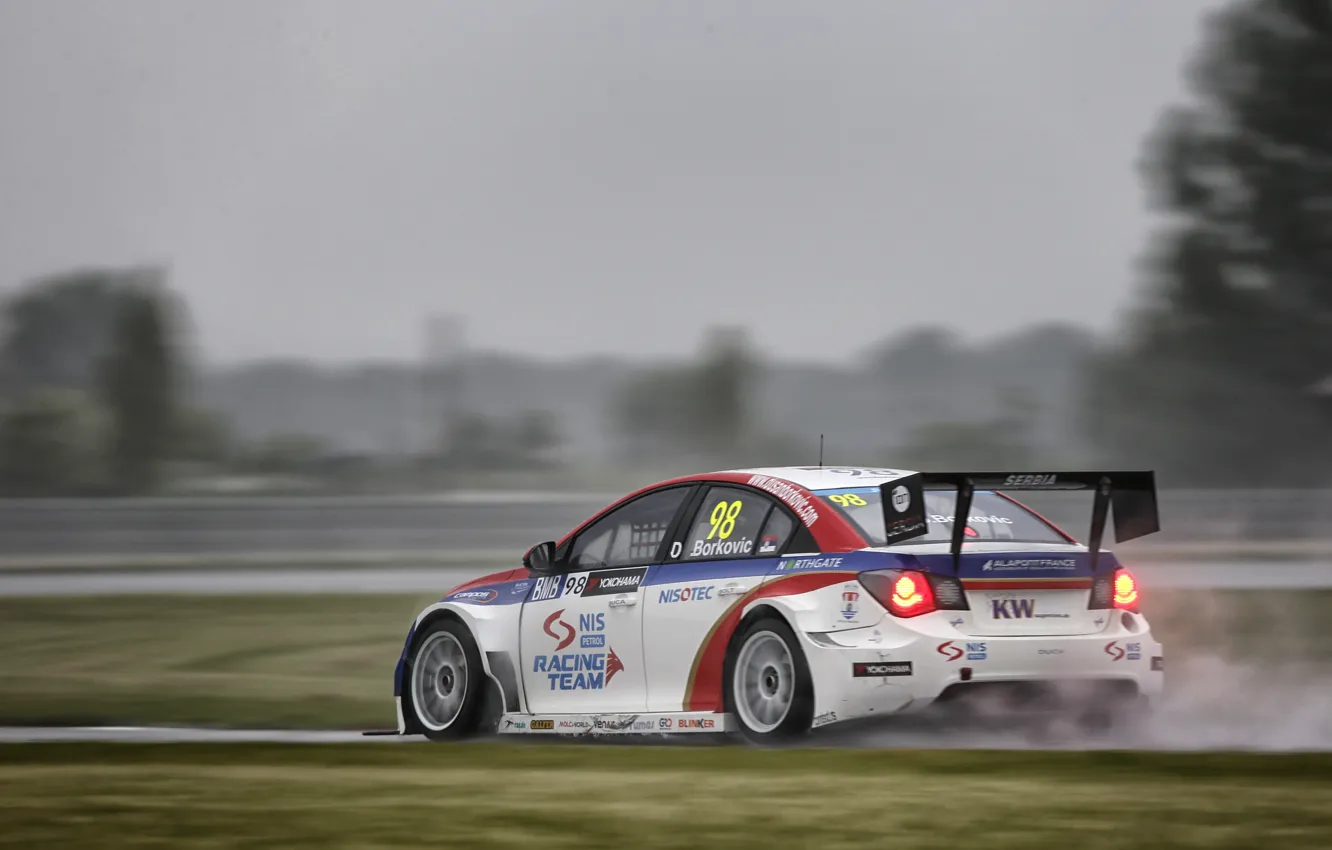 Photo wallpaper race, Chevrolet, the car, car, Cruze, WTCC, touring, Slovakiaring