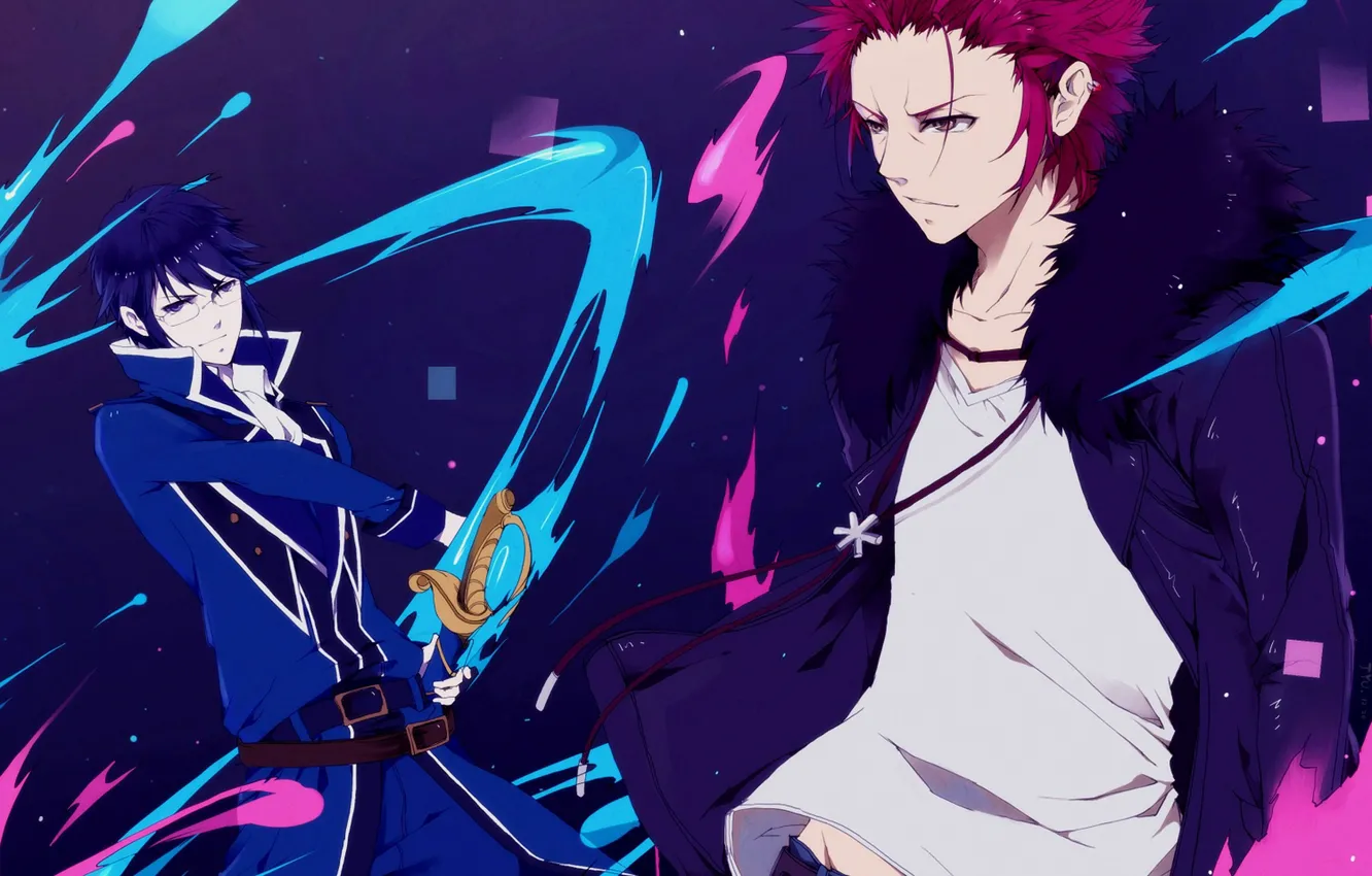 Photo wallpaper anime, art, K Project, Project key