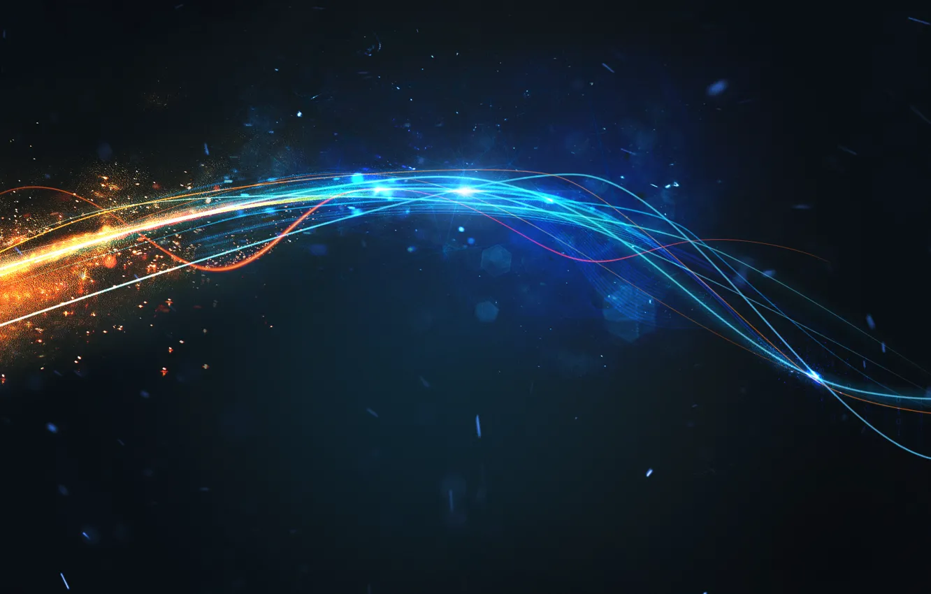 Photo wallpaper line, abstraction, wallpaper