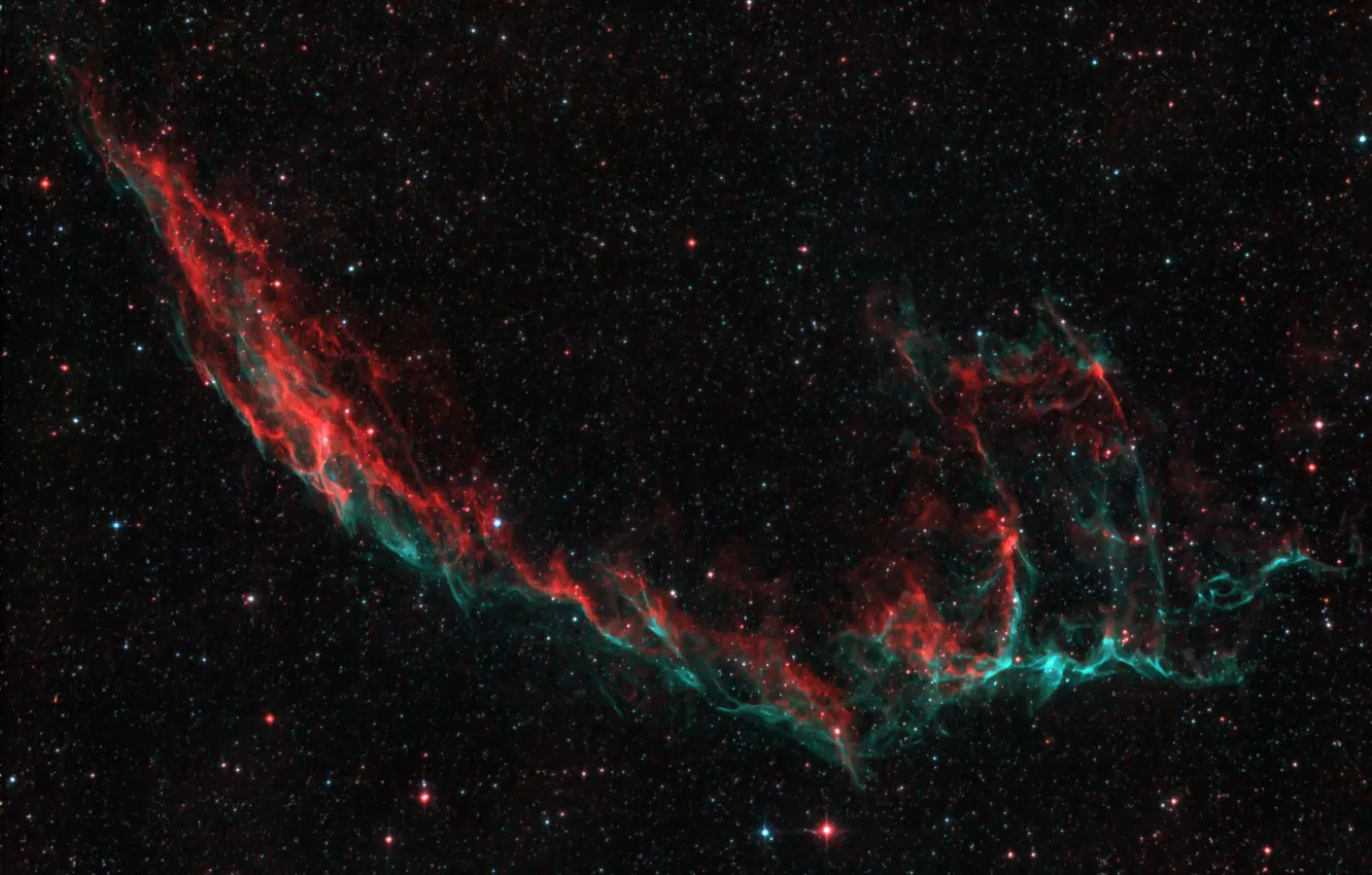 Photo wallpaper nebula, swans, veil, in the constellation