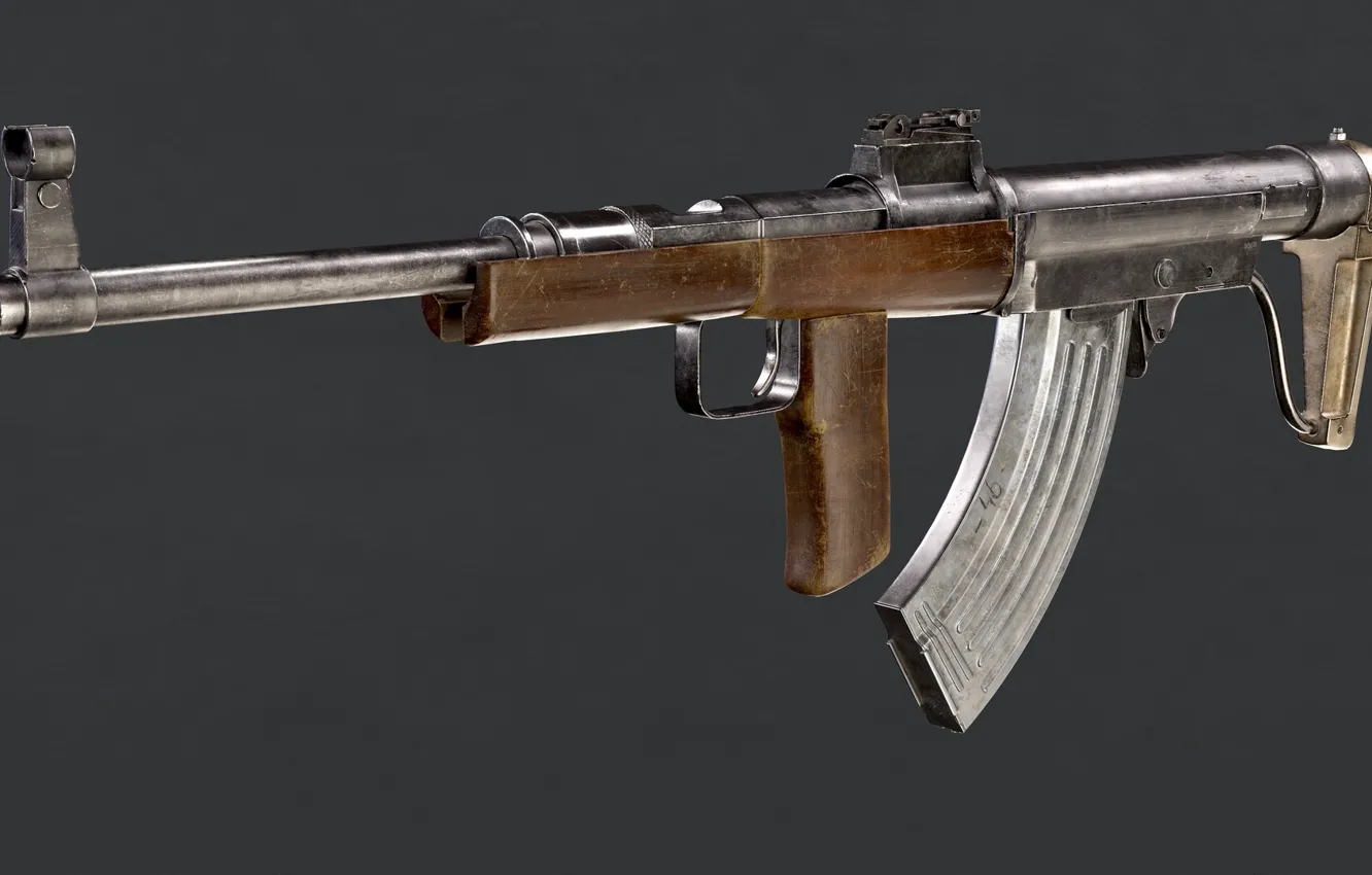 Photo wallpaper USSR, An experienced automaton, AK-46, Korovin machine gun