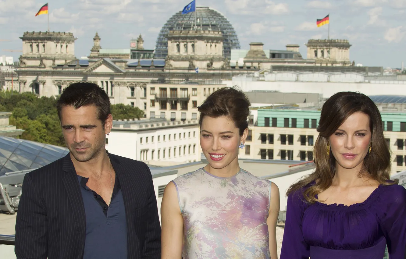 Photo wallpaper the film, Kate Beckinsale, actor, Kate Beckinsale, Jessica Biel, Colin Farrell, Colin Farrell, presentation