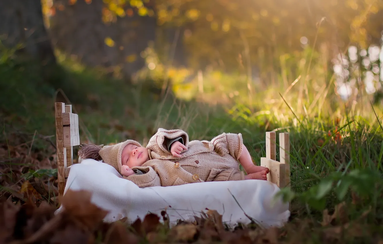 Photo wallpaper nature, beauty, baby