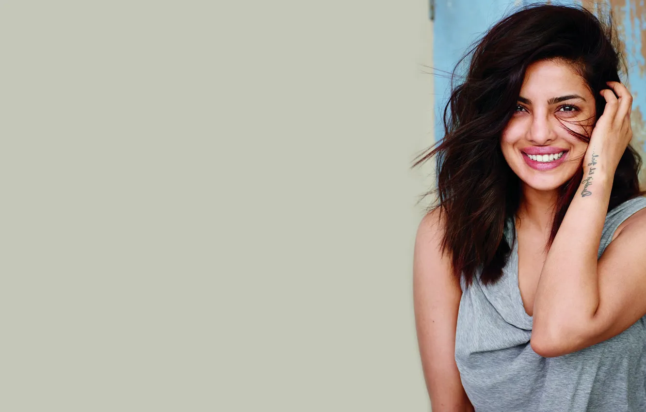 Photo wallpaper girl, hot, sexy, eyes, smile, beautiful, figure, model