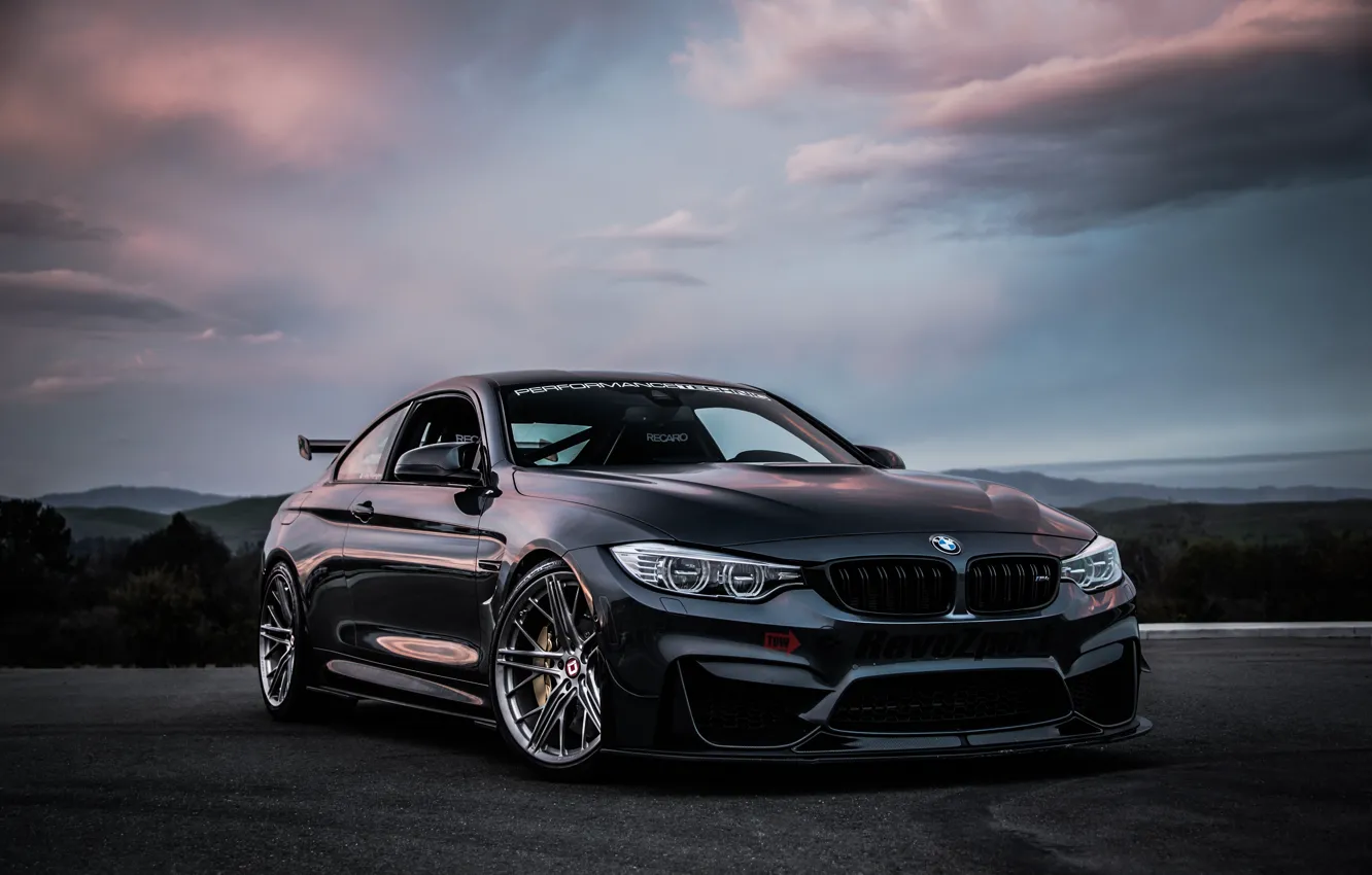 Photo wallpaper BMW, coupe, Black, Coupe, F82, GBMW
