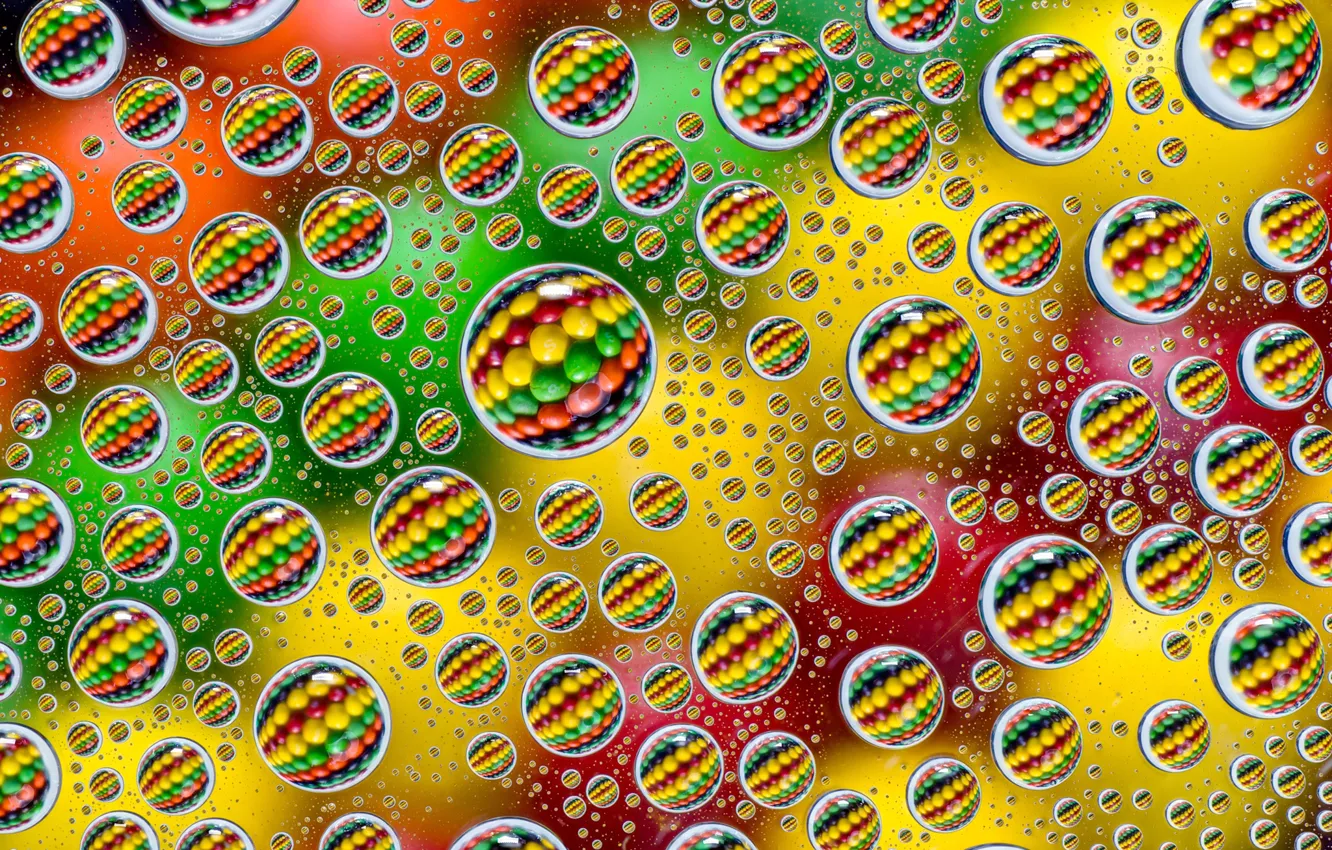 Photo wallpaper circles, background, a lot