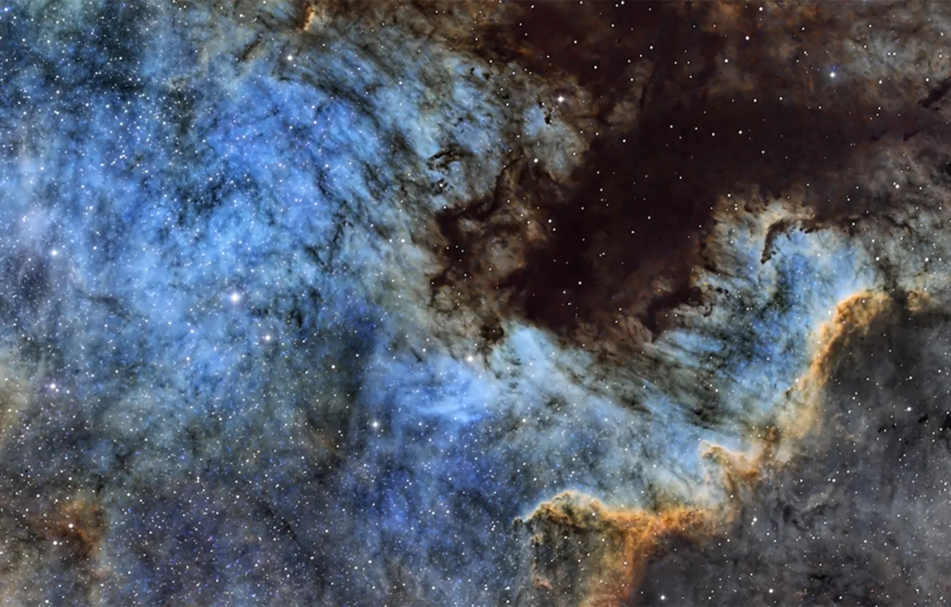 Photo wallpaper space, stars, Nebula, constellation, the universe
