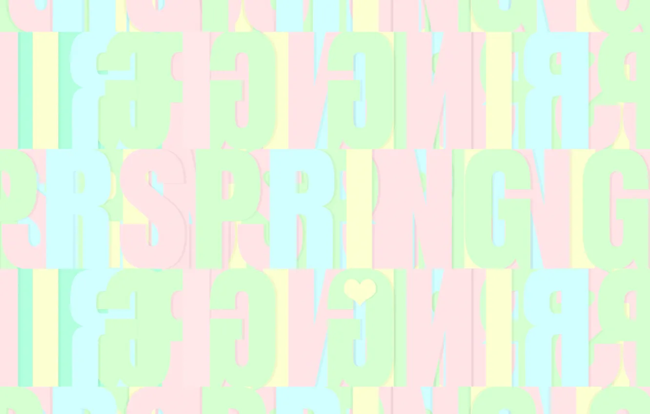 Photo wallpaper abstraction, letters, paint, spring, the word, spring