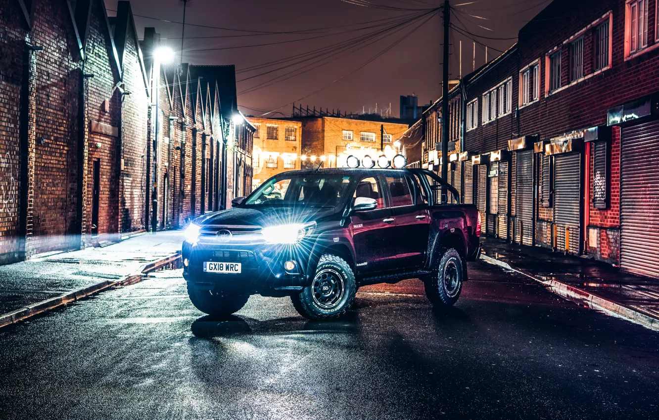 Photo wallpaper Toyota, Hilux, Double Cab, Arctic Truck, Invincible 50