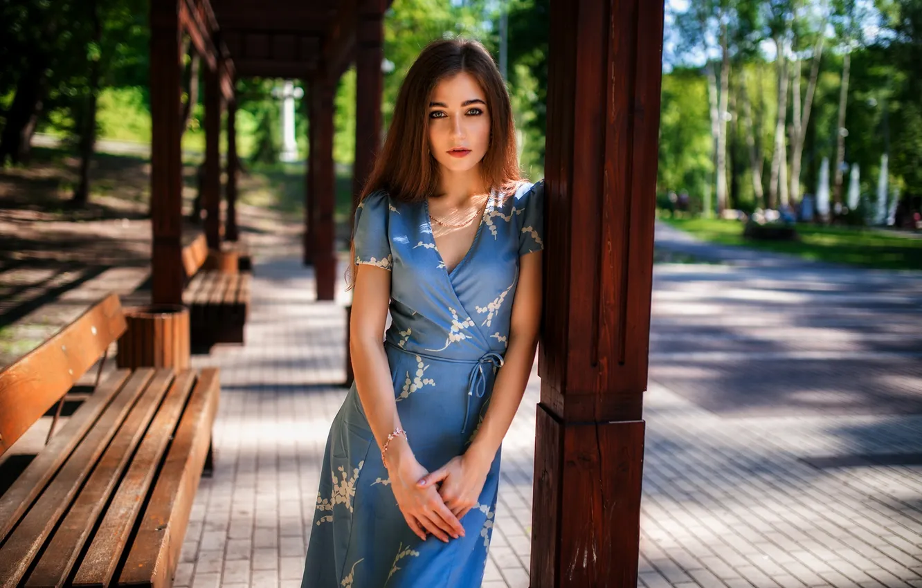 Photo wallpaper girl, sexy, Wallpaper, sweetheart, model, bright, makeup, slim