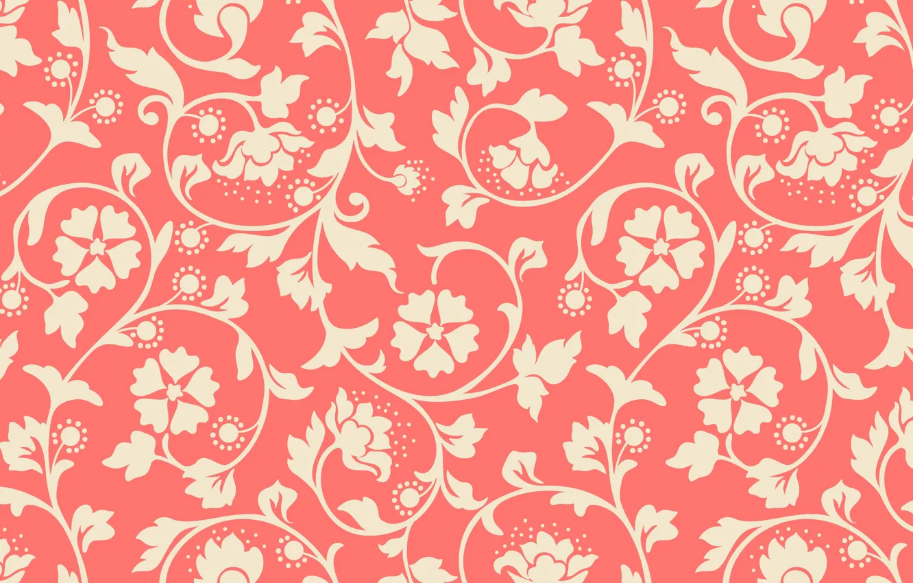 Photo wallpaper flowers, background, pattern, texture