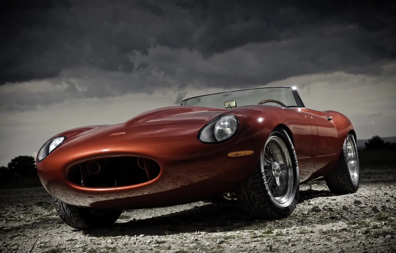 Photo wallpaper Jaguar, E-Type, Speedster