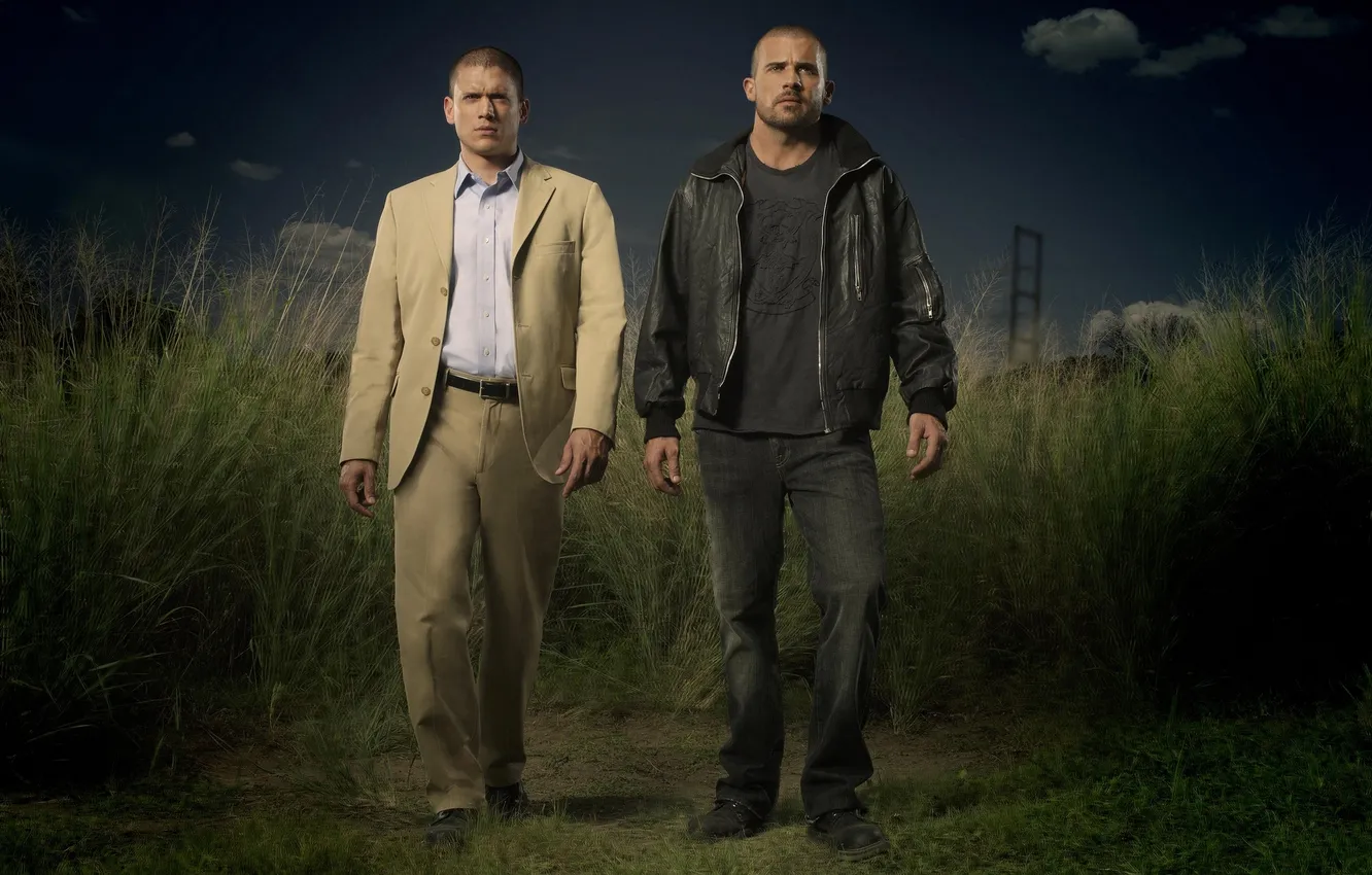 Photo wallpaper escape, Wentworth Miller, Prison Break, Wentworth Miller, Dominic Purcell, Michael Scofield, Lincoln Burrows, Dominic Purcell