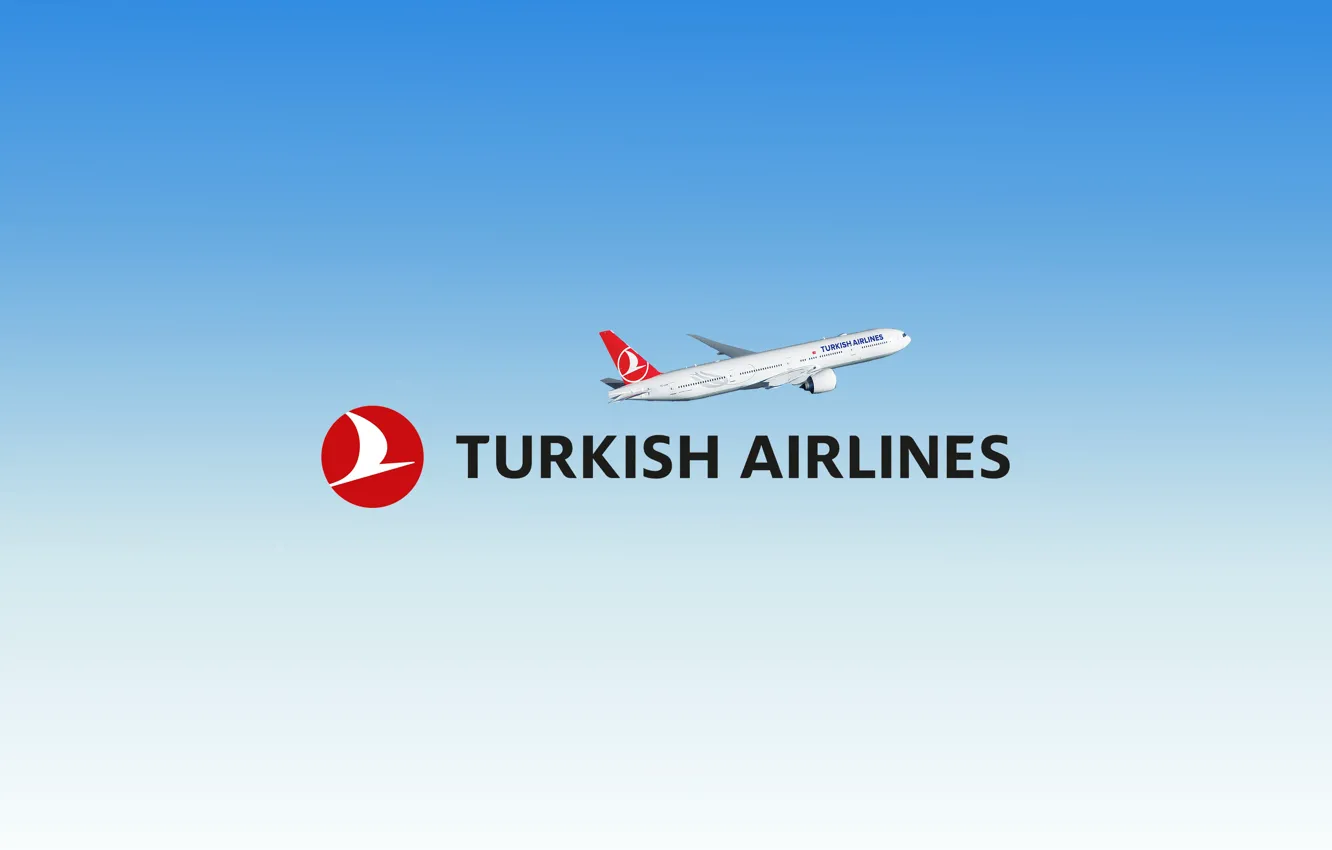 Photo wallpaper logo, boeing, airbus, plane, aviation, turkey, turkish airlines