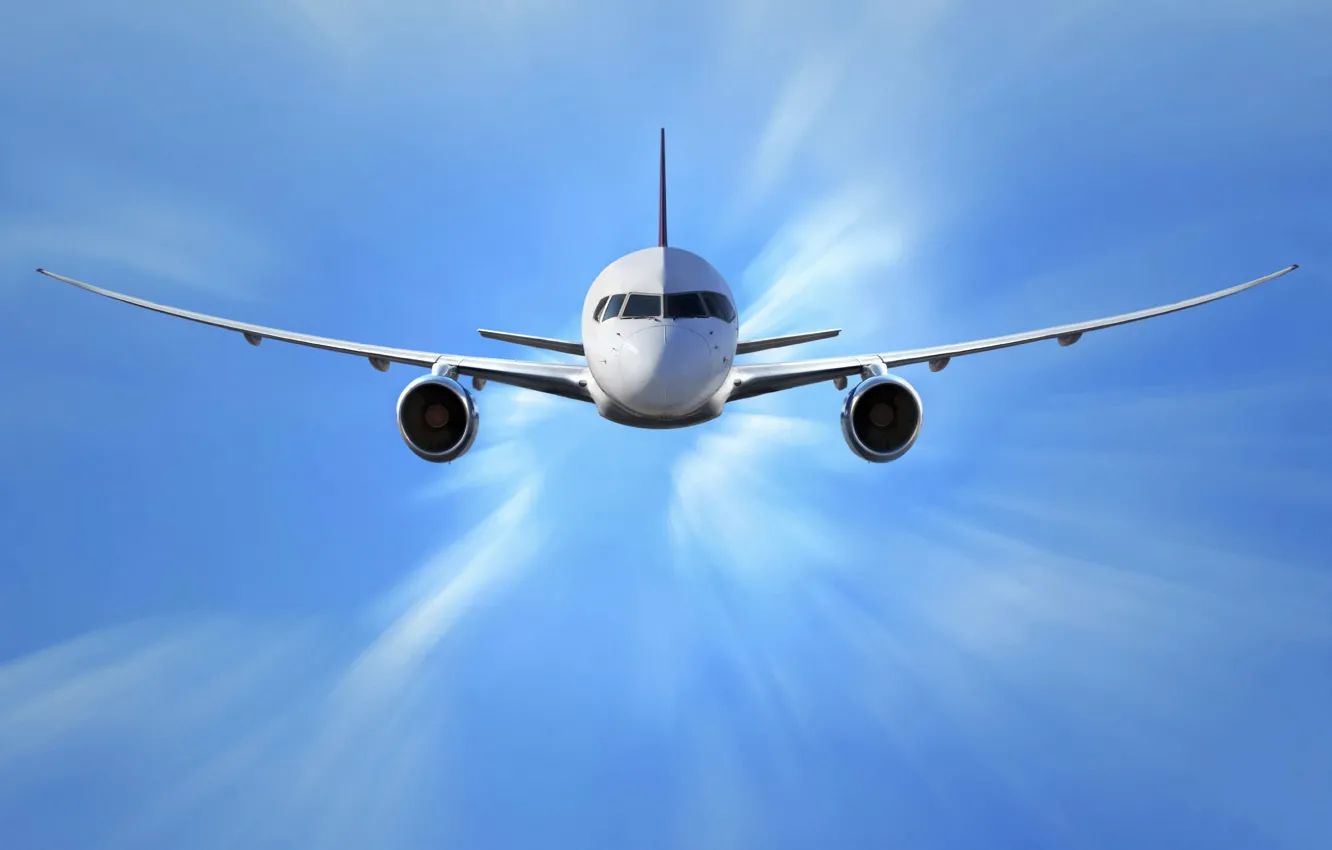 Photo wallpaper sky, aviation, air plain