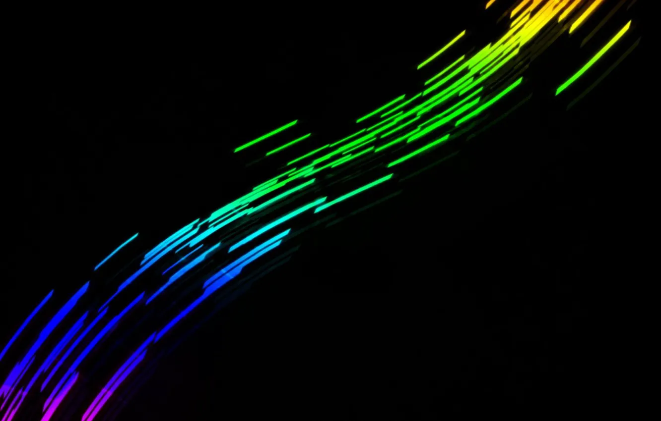 Photo wallpaper black, color, stream