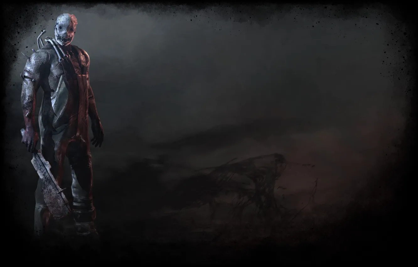 Photo wallpaper blood, the game, murder, maniac, killer, Dead by Daylight