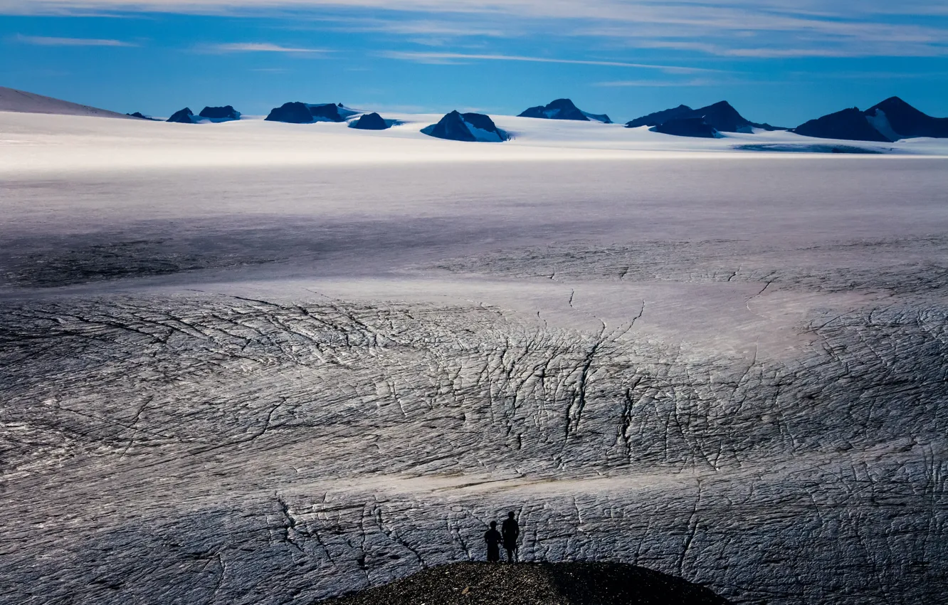 Photo wallpaper Alaska, Kenai Fjords National Park, Harding Icefield