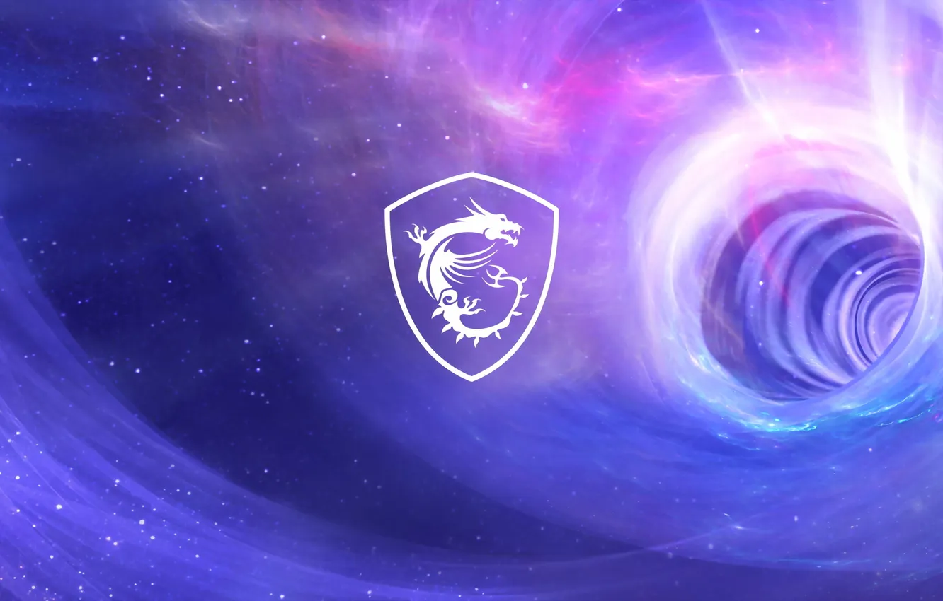 Photo wallpaper dragon, logo, neon, logo, light background, brand, dragon, gaming