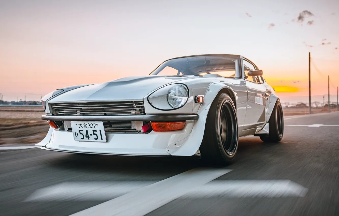 Photo wallpaper Nissan, Nissan, Fairlady Z, 240Z, HKS, AEM, Nissan Fairlady Z, AccuTech