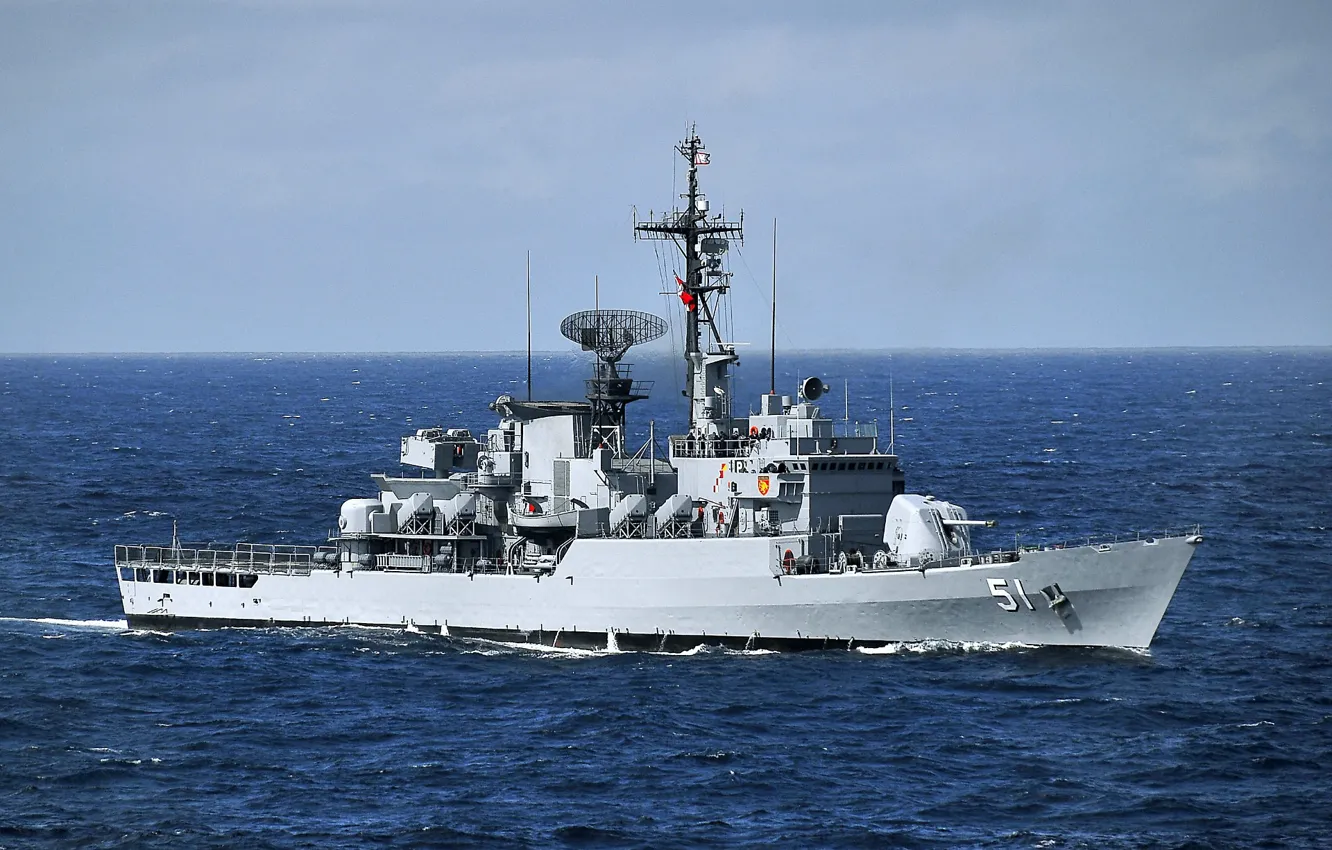 Photo wallpaper frigate, in the campaign, Navy, carvayal